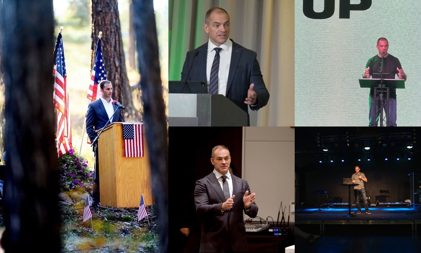 Nic McKinley speaking at various venues